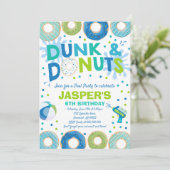 Pool Party Invitation Dunk Et Donuts Pool Party (Debout devant)