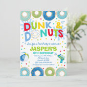 Pool Party Invitation Dunk Et Donuts Pool Party (Debout devant)