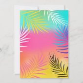 POOL PARTY Invitation Fille Ado Adulte Pool Party (Dos)