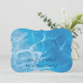 Pool Party Kaart (Staand voorkant)