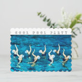 Pool Party Kaart (Staand voorkant)