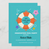 Pool Party Kaart (Voorkant / Achterkant)