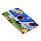 Pool Party Labradors Leuk Schilderen Magneet (Rechterzijde)