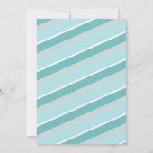 Pool Party Modern Tropical Leaf Schattige Tiener V Kaart (Achterkant)