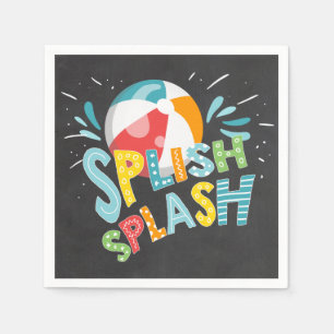 Pool Party Papier Servetten Verjaardag Splish Spla