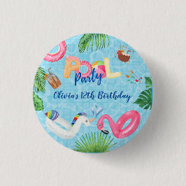 Pool Party Ronde Button 3,2 Cm
