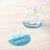 Pool Party Ronde Kartonnen Onderzetter (Insitu)