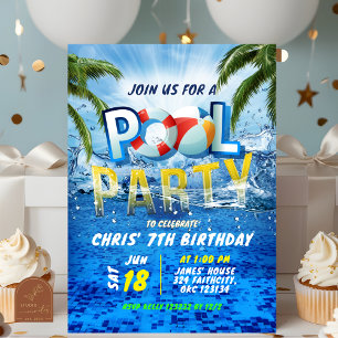 Pool Party Splash Zomer Kaart