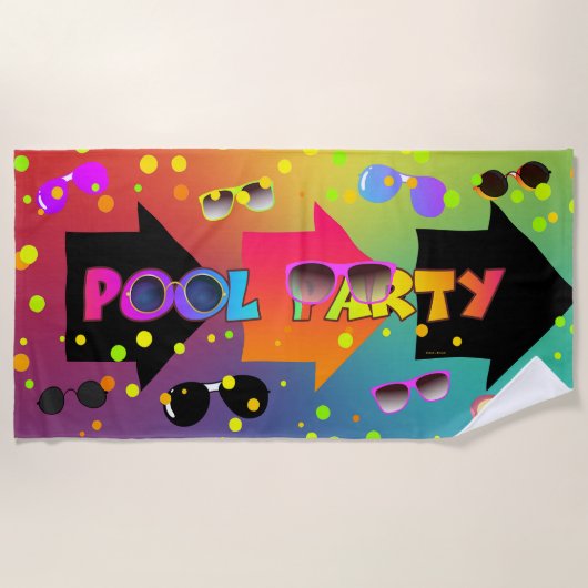Pool Party Strandlaken (Voorkant)