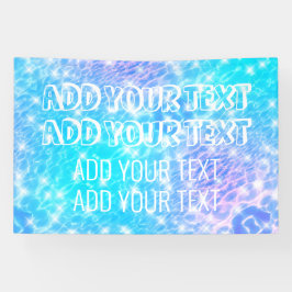 Pool party Summer party Beach party waterripples Spandoek