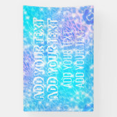 Pool party Summer party Beach party waterripples Spandoek (Verticaal)