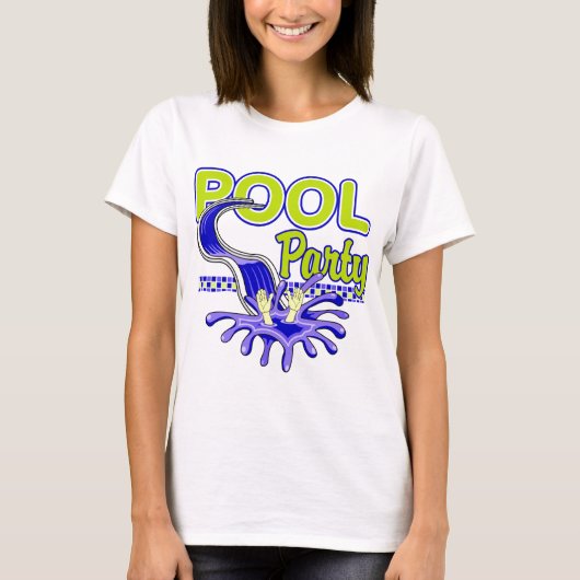 Pool Party T-shirt (Voorkant)