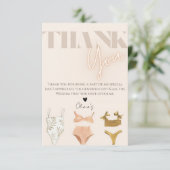 Pool party vrijgezellenfeest bedankkaart (Staand voorkant)