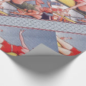 Pool Party  zwemmen Cadeaupapier (Hoek)