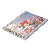 Pool Party  zwemmen Notitieblok (Gedraaid)