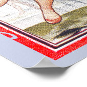 Pool Party zwemmen Poster (Hoek)