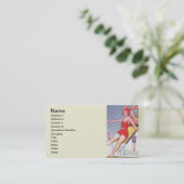 Pool Party  zwemmen Visitekaartje (Staand voorkant)