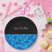 Pool Party-zwempoolontwerp Papieren Bordje (Feest)