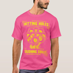 Pool Player Biljart Pool Grappige Biljart Cue T-shirt