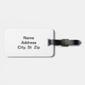 Pool Player Billiardspel Bagagelabel (Achterkant horizontaal)