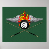 Pool Player Poster (Voorkant)