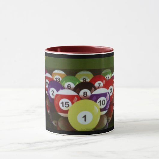 **POOL PLAYER'S** BOISSON DE CHOICE MUG (Centre)