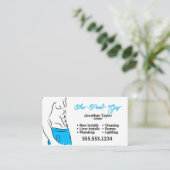 Pool Repairman Visitekaartje (Staand voorkant)