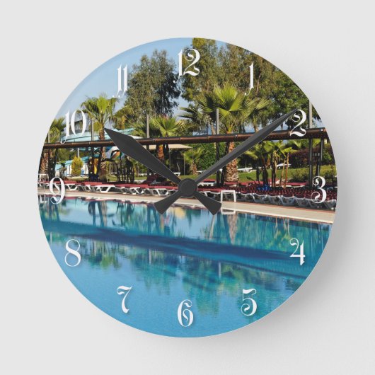 pool ronde klok (Voorkant)