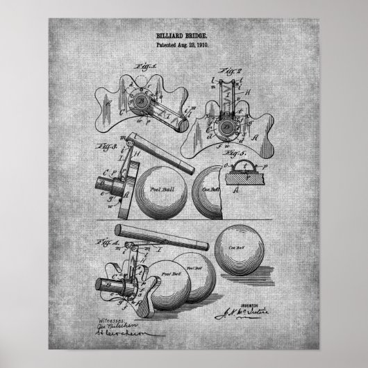 Pool Room Decor Print 14 Billiards Poster (Voorkant)