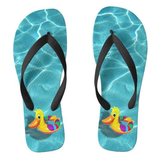 Pool Rubber Ducky Teenslippers (Voetbed)