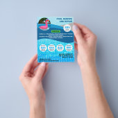 Pool Service and Repair Flyer (Hand)