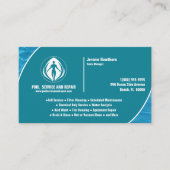 Pool Service en reparatie Visitekaartje (Voorkant)