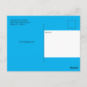 Pool Service & Repair Briefkaart (Achterkant)