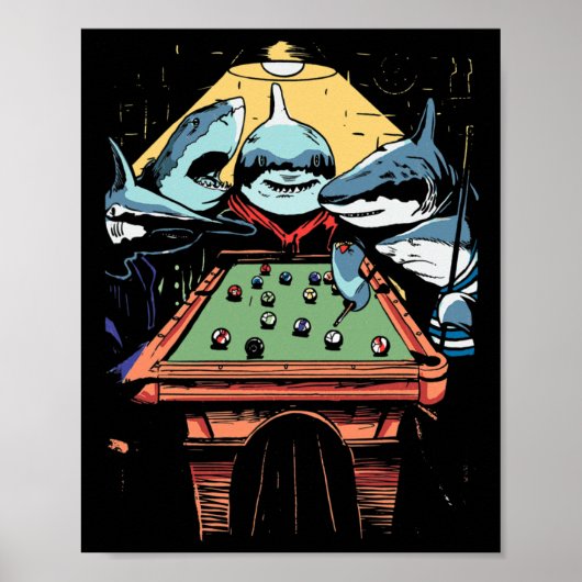 Pool Shark biljart spel Poster (Voorkant)