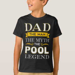 Pool Shark Dad Cadeaus voor Biljart Dads T-shirt
