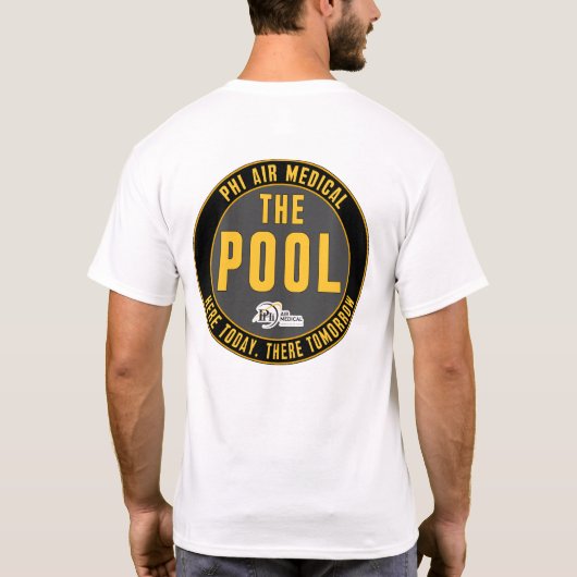 Pool Shirt Wit (Achterkant)