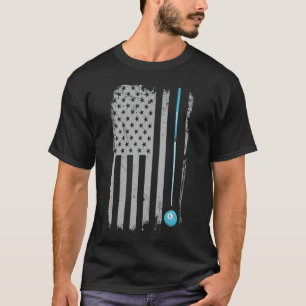 Pool Speler - Biljart 8 Ball Amerikaanse FL T-shirt