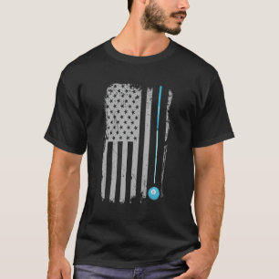 Pool Stick Billiards 8 Ball VS Amerikaanse F T-shirt