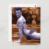 Pool Stretch Briefkaart (Voorkant / Achterkant)