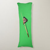 Pool Table Cue Stick en Balls Lichaamskussen (Voorkant Verticaal)