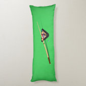 Pool Table Cue Stick en Balls Lichaamskussen (Achterkant (Verticaal))