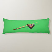 Pool Table Cue Stick en Balls Lichaamskussen (Voorkant)