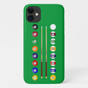 Pool Table en Balls iPhone 11 Hoesje