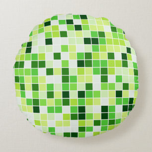 Pool Tegels, Groene Mozaïek Tegels, Geometrisch Pa Rond Kussen