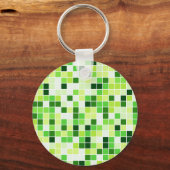 Pool Tegels, Groene Mozaïek Tegels, Geometrisch Pa Sleutelhanger (Achterkant)