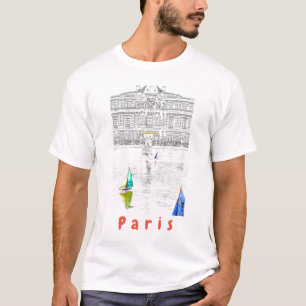 Pool van de Luxemburgse tuin - Parijs T-shirt