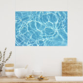 Pool Water Canvas Print (Keuken)