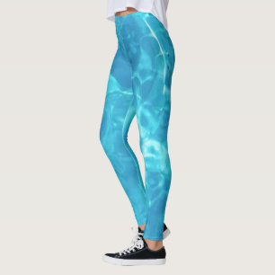 Pool Water Fun Blauw Leggings