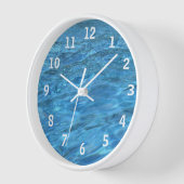 Pool Waters Wall Clock (Hoek)