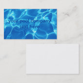 poolbedrijf visitekaartje (Voorkant / Achterkant)